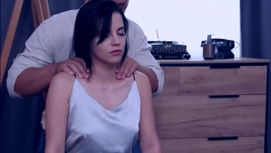 Hot brunette visits Sam Frost to experience squirt orgasm