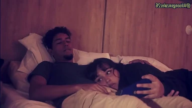 Stepsister Secret Blowjob: Watching Netflix Turns into Oral