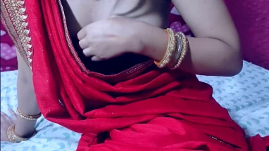 Desi Bhabhi First Night Suhagraat Sex with Her Husband